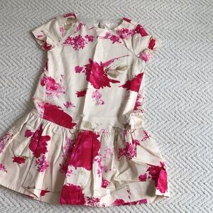 Crewcuts Pink and Cream Floral Kids Dress